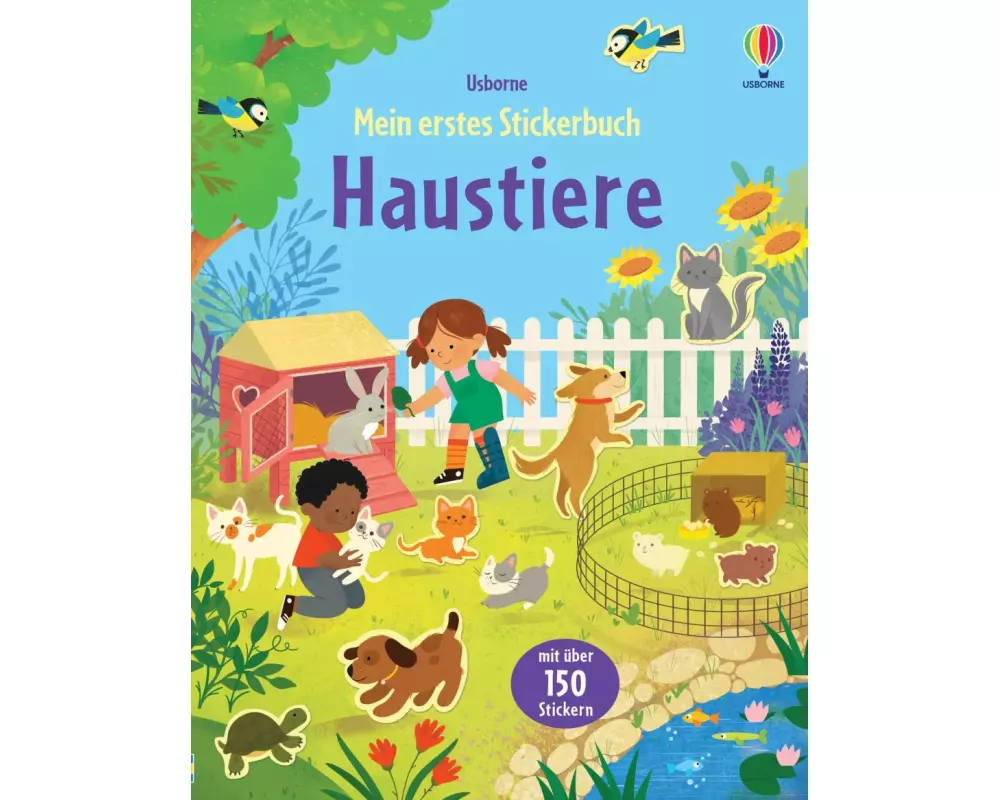 Mein erstes Stickerbuch: Haustiere