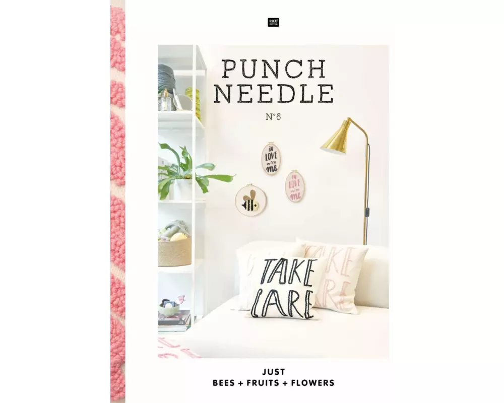 Punch Needle Just Bees + Fruits + Flowers N°6