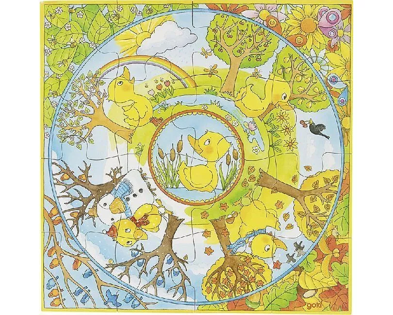 XL Puzzle Ein Jahr mit der kleinen Ente