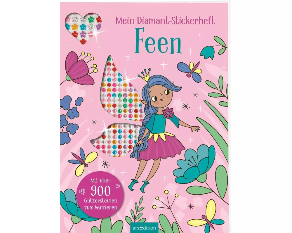 Mein Diamant-Stickerheft – Feen