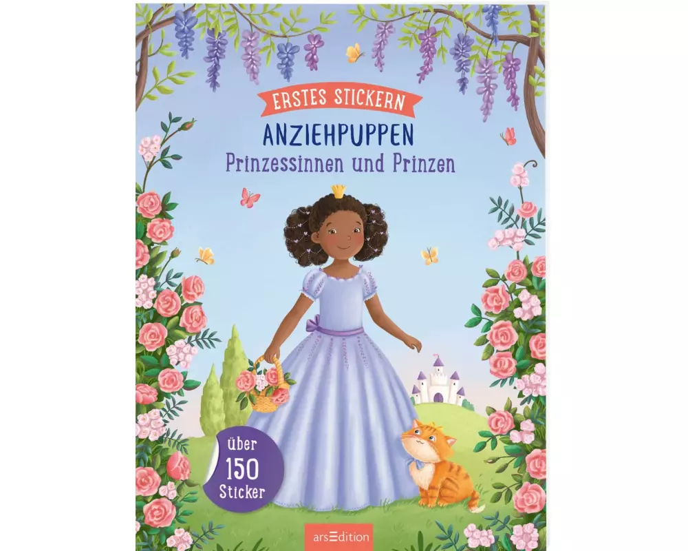 Erstes Stickern Anziehpuppen – Prinzessinnen und Prinzen