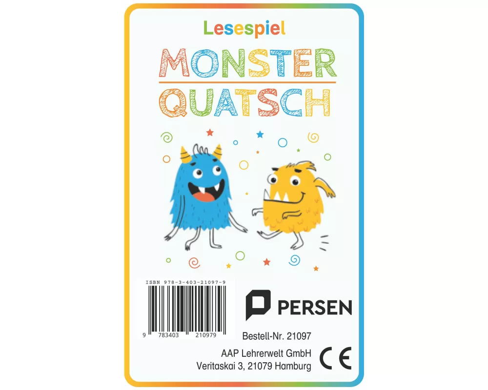 Lesespiel Monster-Quatsch