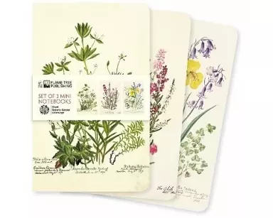 Royal Botanic Garden Edinburgh Set of 3 Mini Notebooks