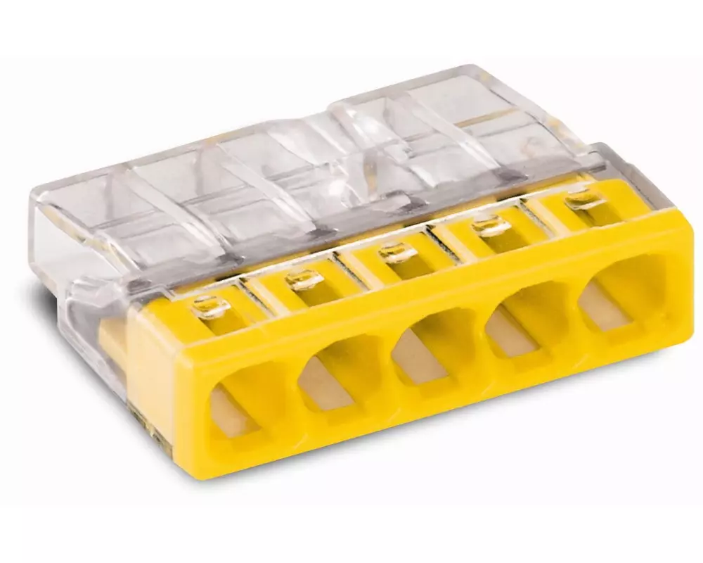 WAGO Steckklemme Contact COMPACT 5-fach, 100 Stück