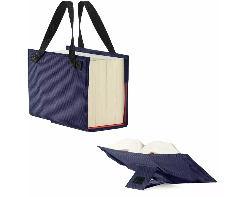 SKIN Einband LEXSKIN Gr. XL (Habersack) marine-blau / mit ausklappbarer Buchstütze