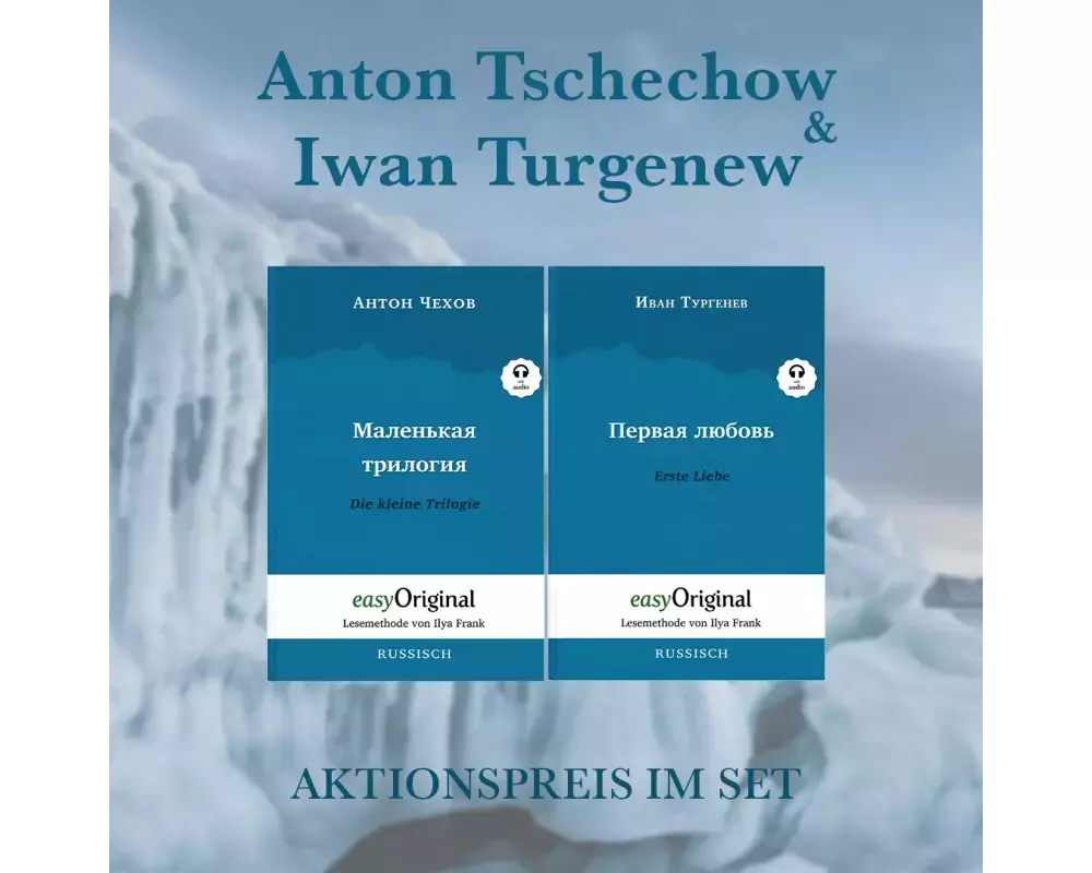 Anton Tschechow & Iwan Turgenew Hardcover (Bücher + Audio-Online) - Lesemethode von Ilya Frank