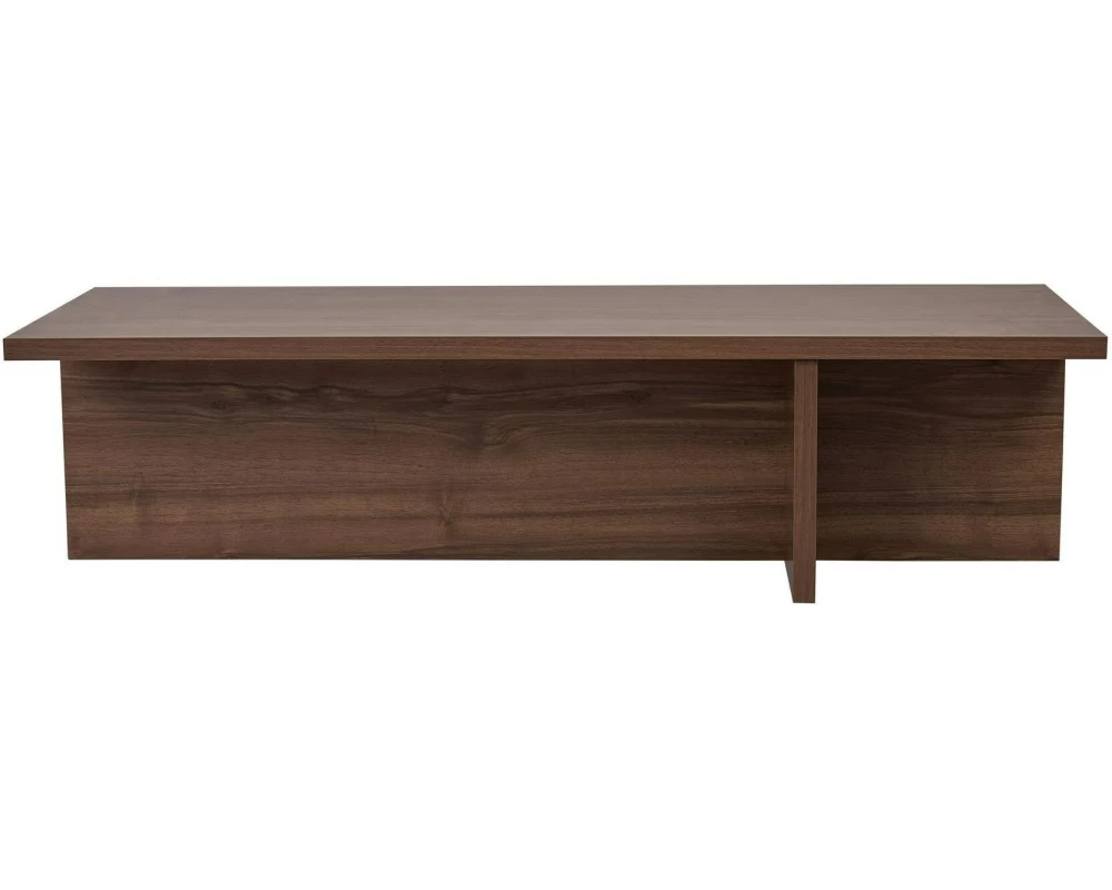 Woody Fashion Couchtisch Harbor Walnut 120 x 30 cm, Braun