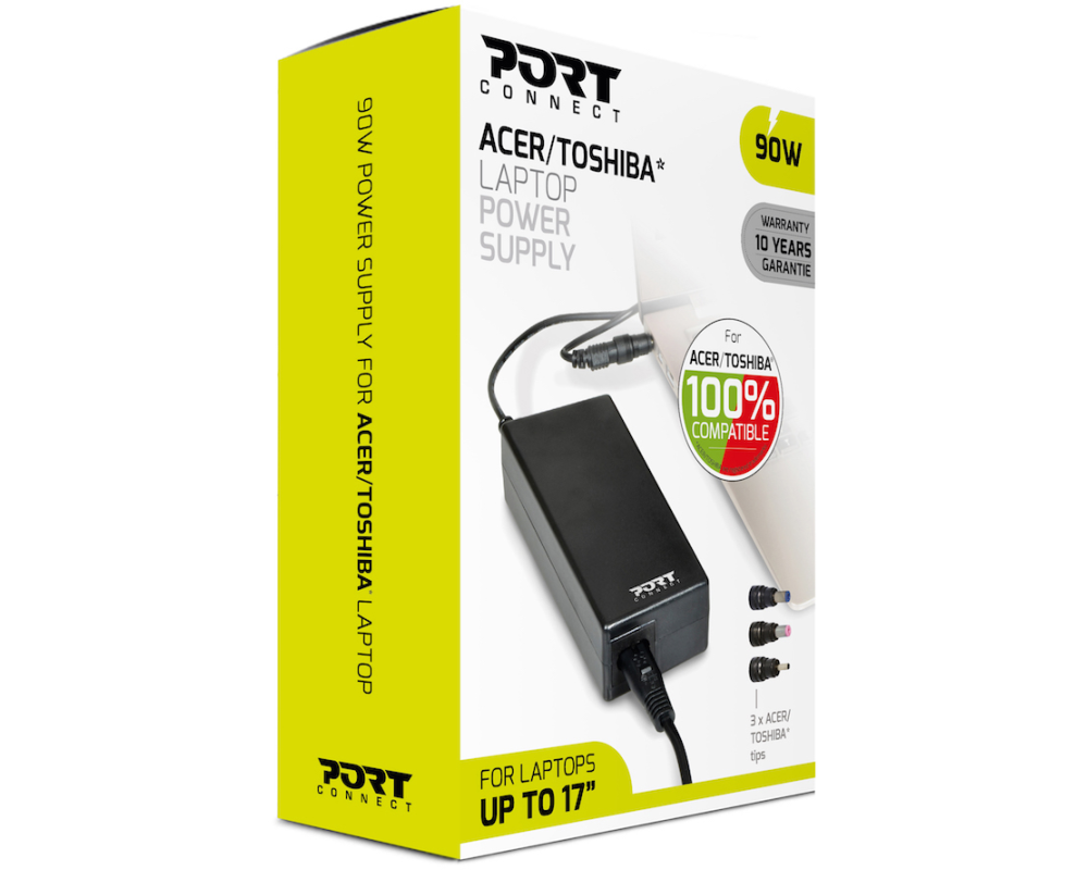 PORT PowerSupply 90W ACER/TOSHIBA 900007-ACTO black