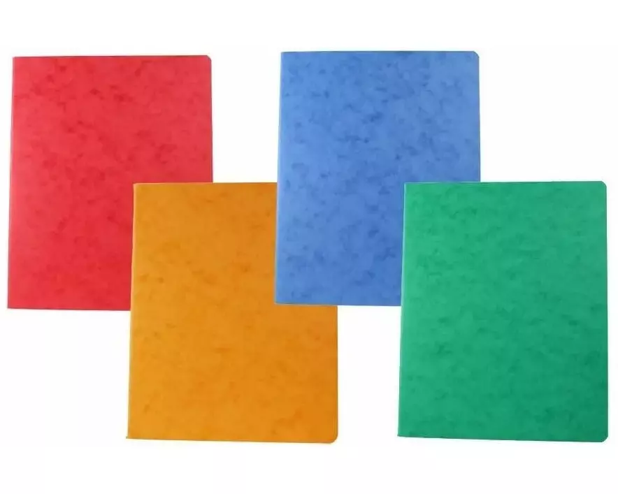 Büroline Notizheft Kariert, mit Rand, 48 Blatt Assortiert