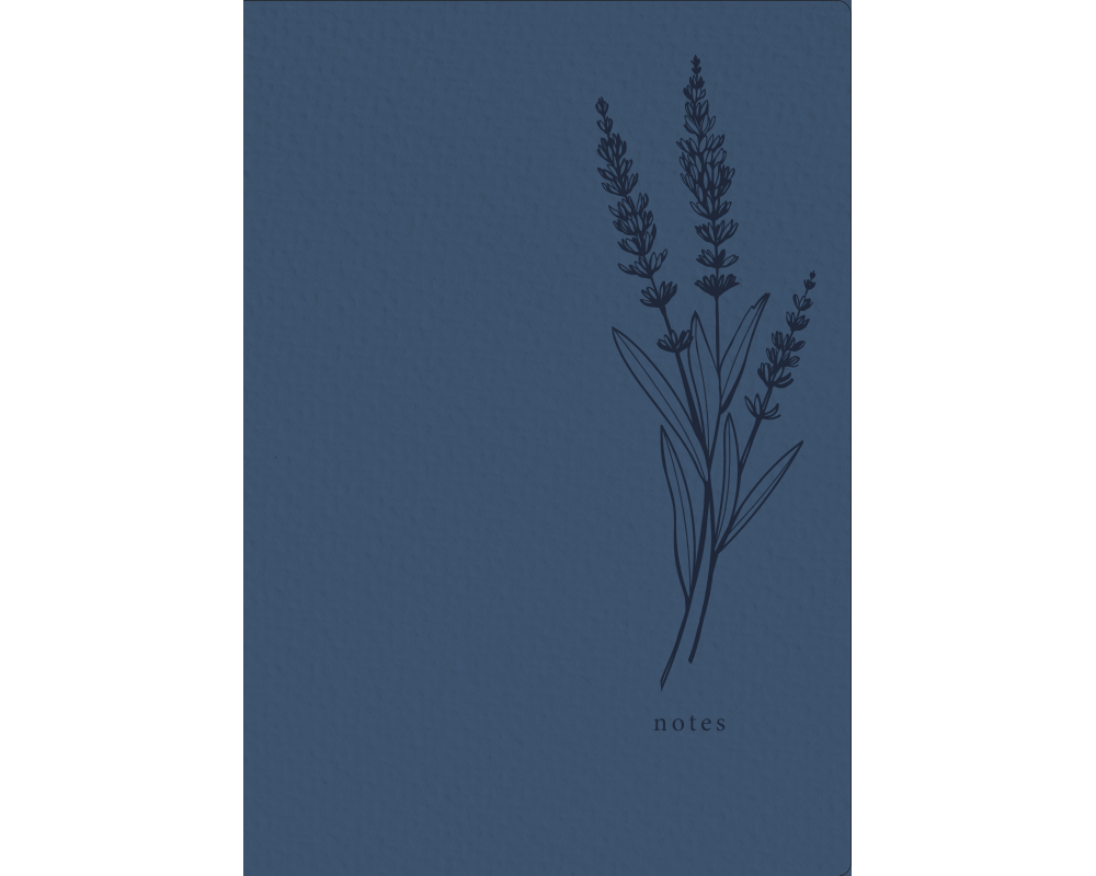 NATUR VERLAG Notizbuch Crushpaper A5 11001N Lavendel Mono, dotted