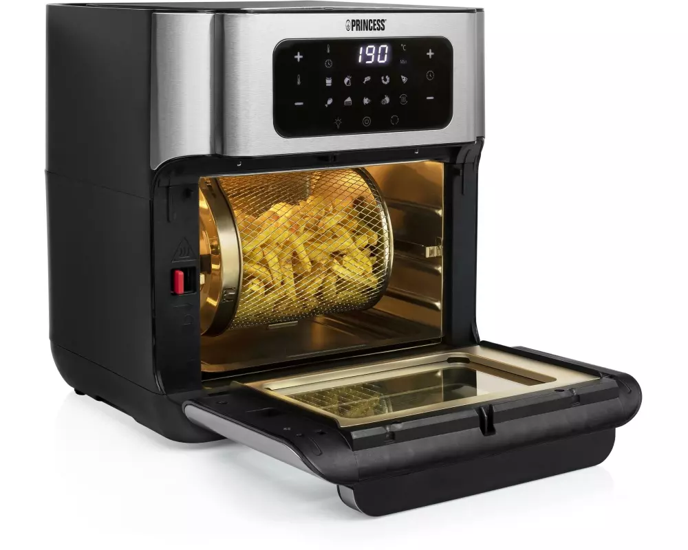 Princess Heissluftofen mit Frittierfunktion 10 l, Schwarz