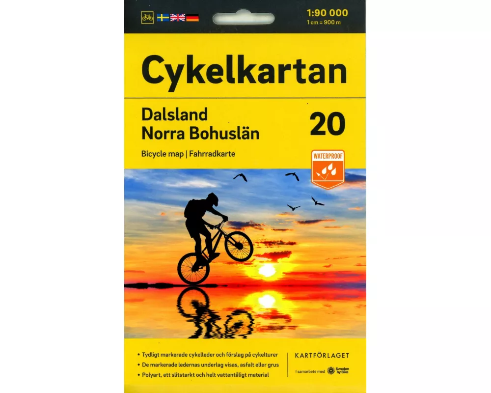 Cykelkartan Blad 20 Dalsland/Norra Bohuslän 1:90000