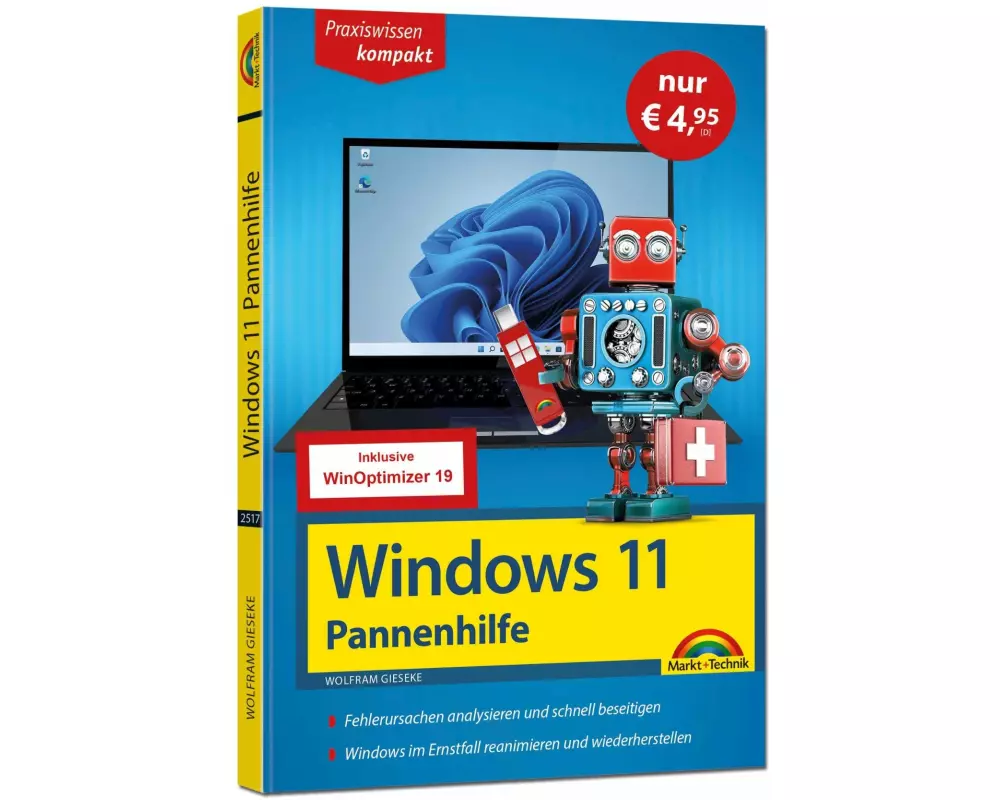 Windows 11 Pannenhilfe - Sonderausgabe inkl. WinOptimizer 19 Software -