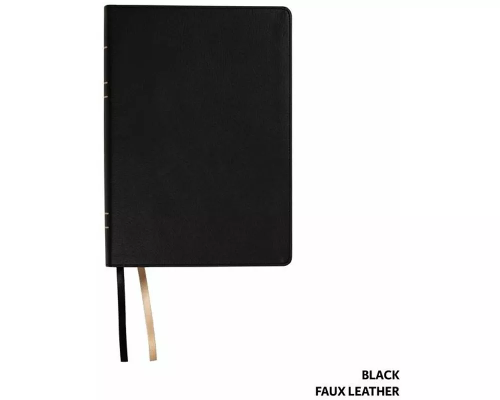 Lsb Inside Column Reference, Paste-Down, Black Faux Leather, Indexed