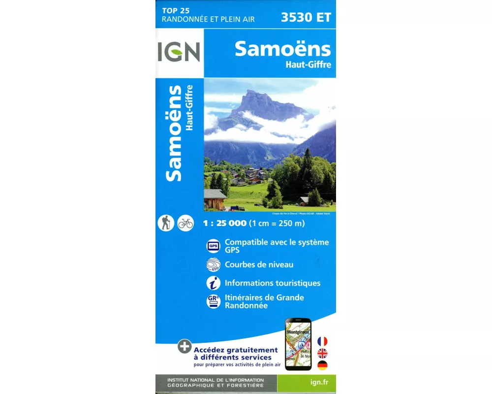 Samoëns - Haut Giffre 1:25 000