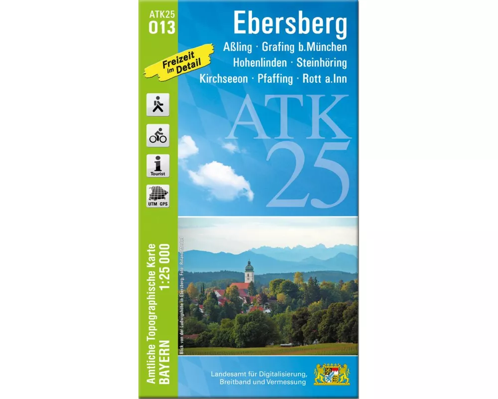 ATK25-O13 Ebersberg (Amtliche Topographische Karte 1:25000)