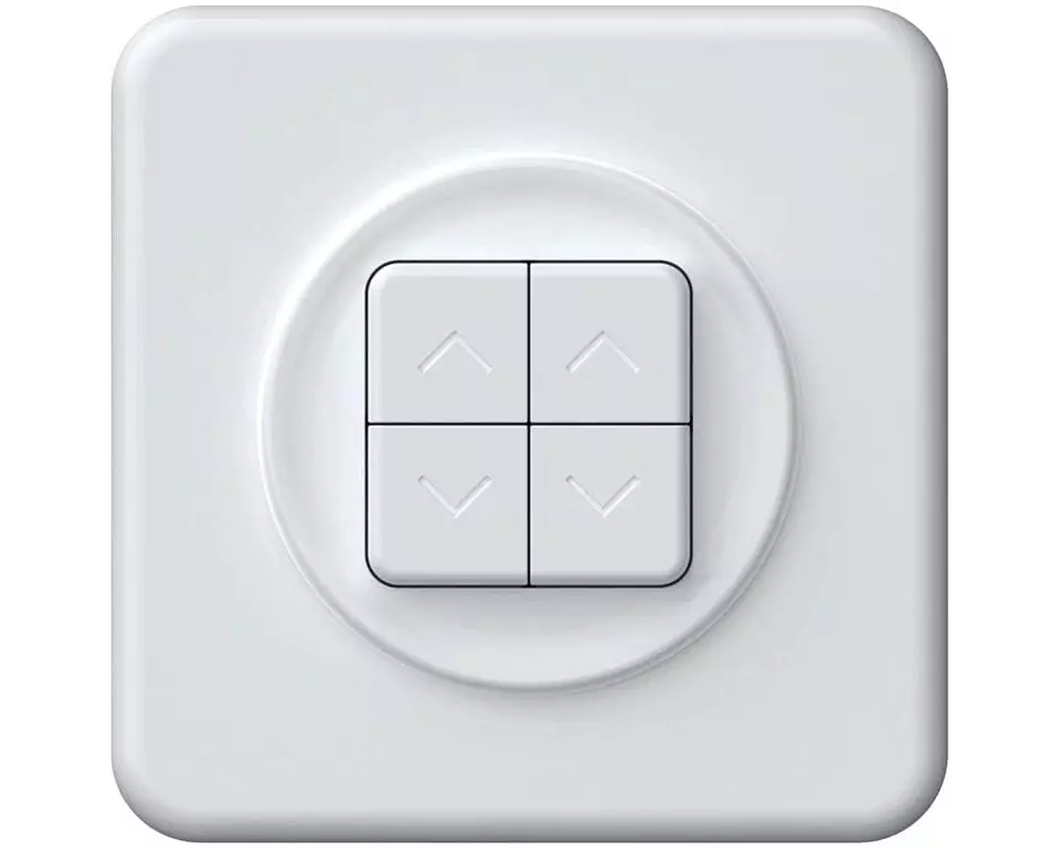 Hager Storenschalter ORIGIN UP-Storenschalter 2-KANAL ws