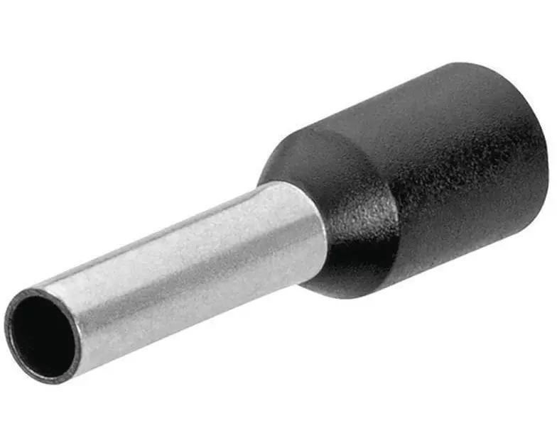 Knipex Aderendhülsen 16 x 10 mm Schwarz, 200 Stück