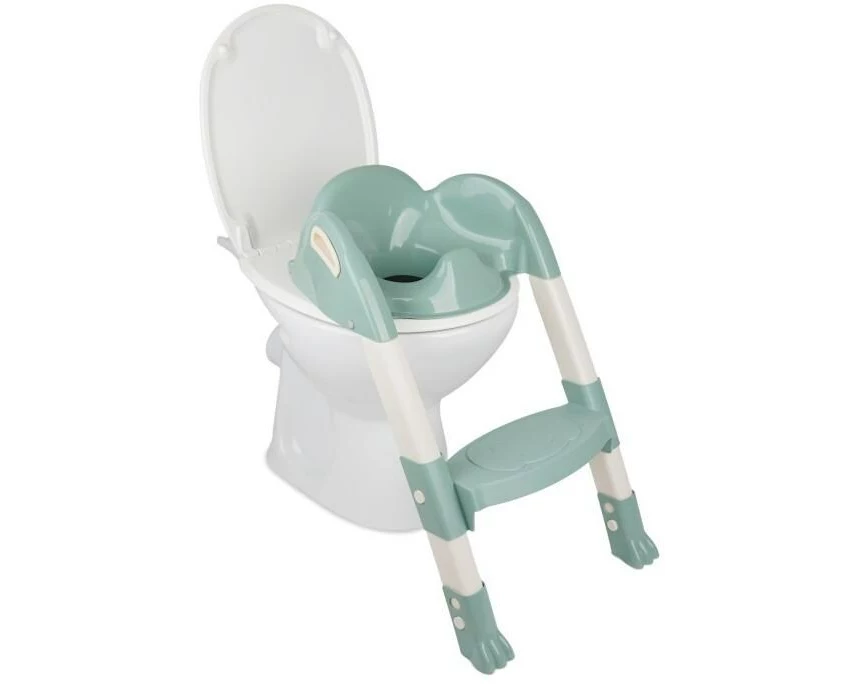 Thermobaby Toiltettentrainer Kiddyloo Smaragdgrün mit Trittstufe