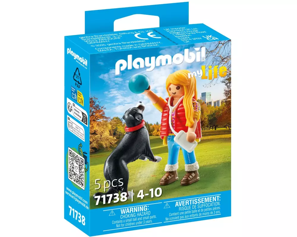 Playmobil My Life Frau mit Sennenhund 71738