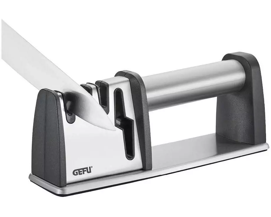 GEFU Messerschärfer Colt Pro Schwarz/Silber