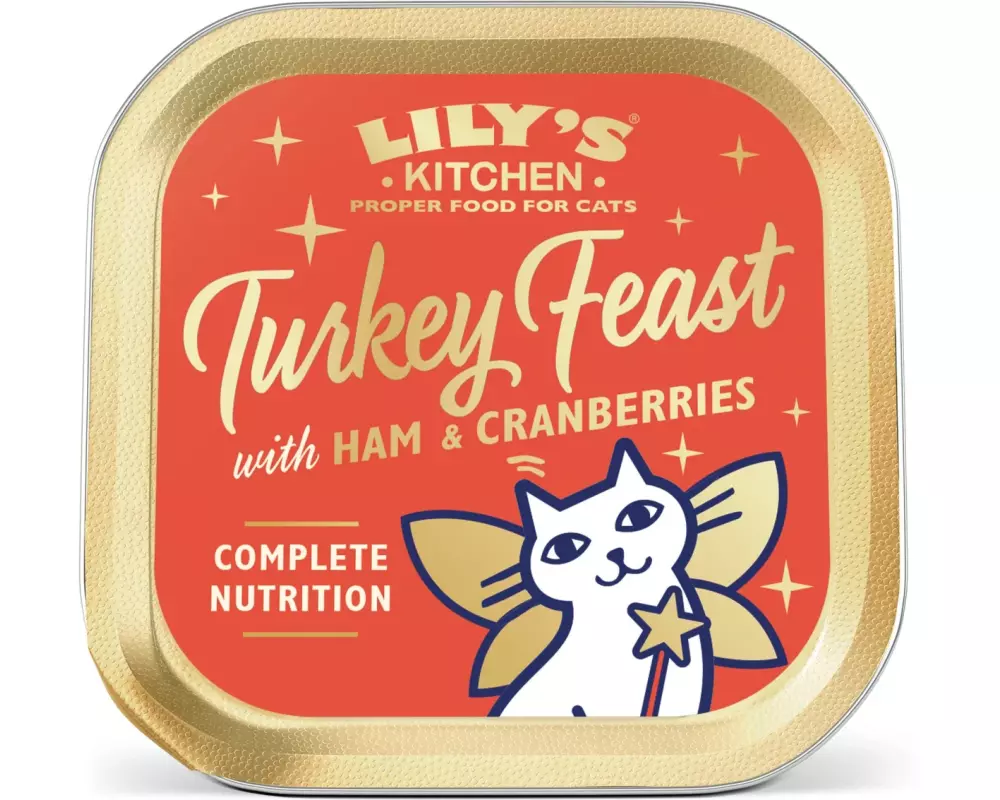 Lily's Kitchen Nassfutter Weihnachtspastete mit Truthahn und Schinken, 85 g