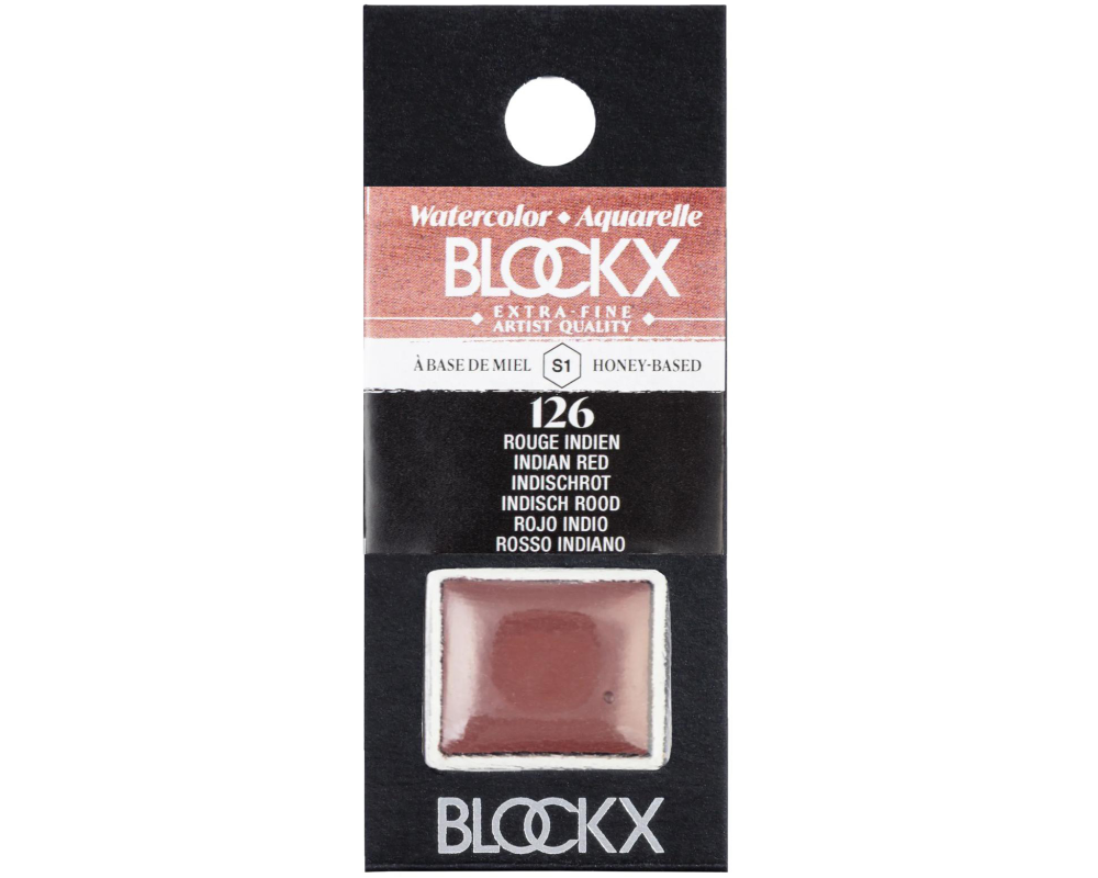 BLOCKX Aquarellfarbe 1.5ml 41126BXC indisch rot