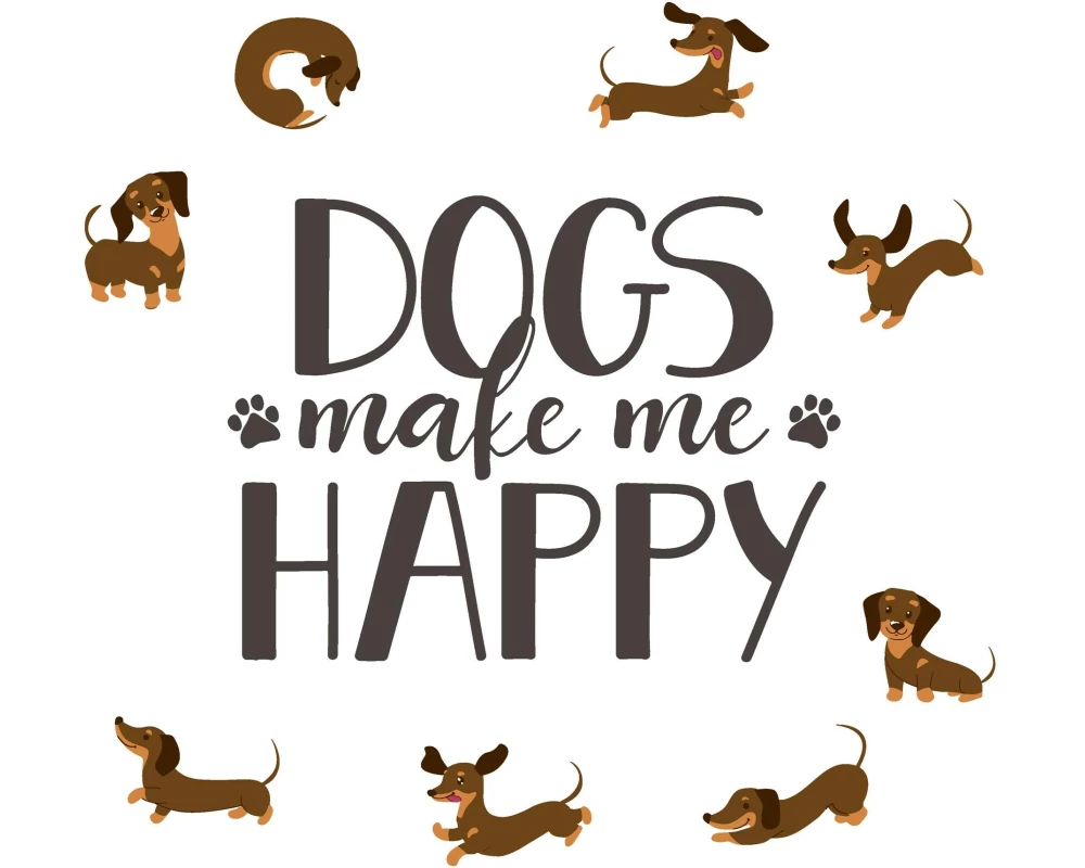 Paper + Design Papierservietten Dog makes me Happy 33 cm x 33 cm, 20 Stück