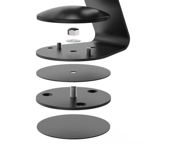 Swivel Base for Core Stand Black