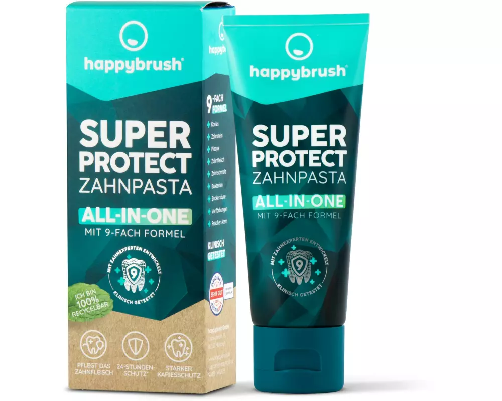 happybrush Zahnpasta Super Protect 75 ml