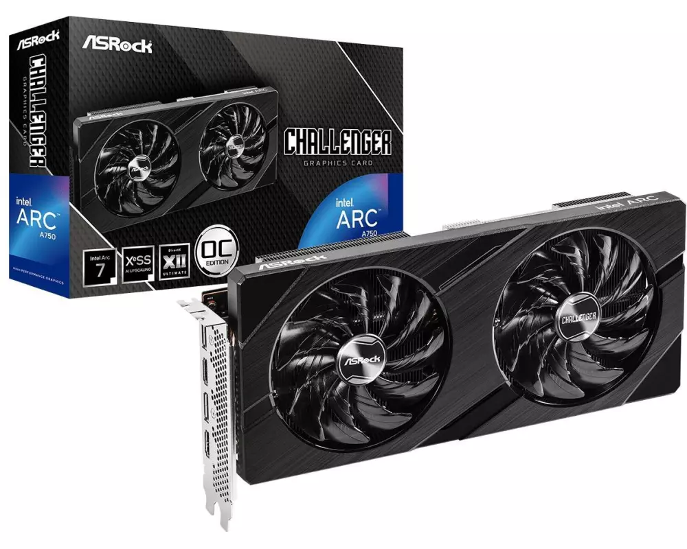 ASRock Grafikkarte Arc A750 Challenger D OC 8 GB