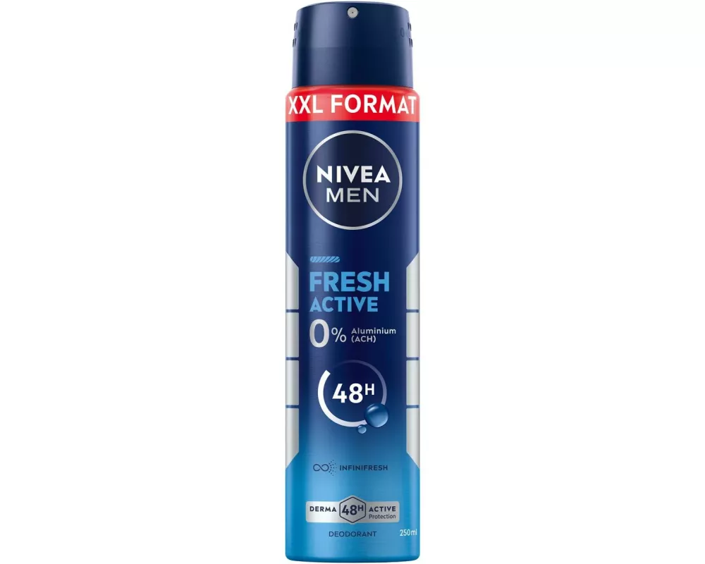 NIVEA MEN Deo Spray Fresh Active XXL 250 ml