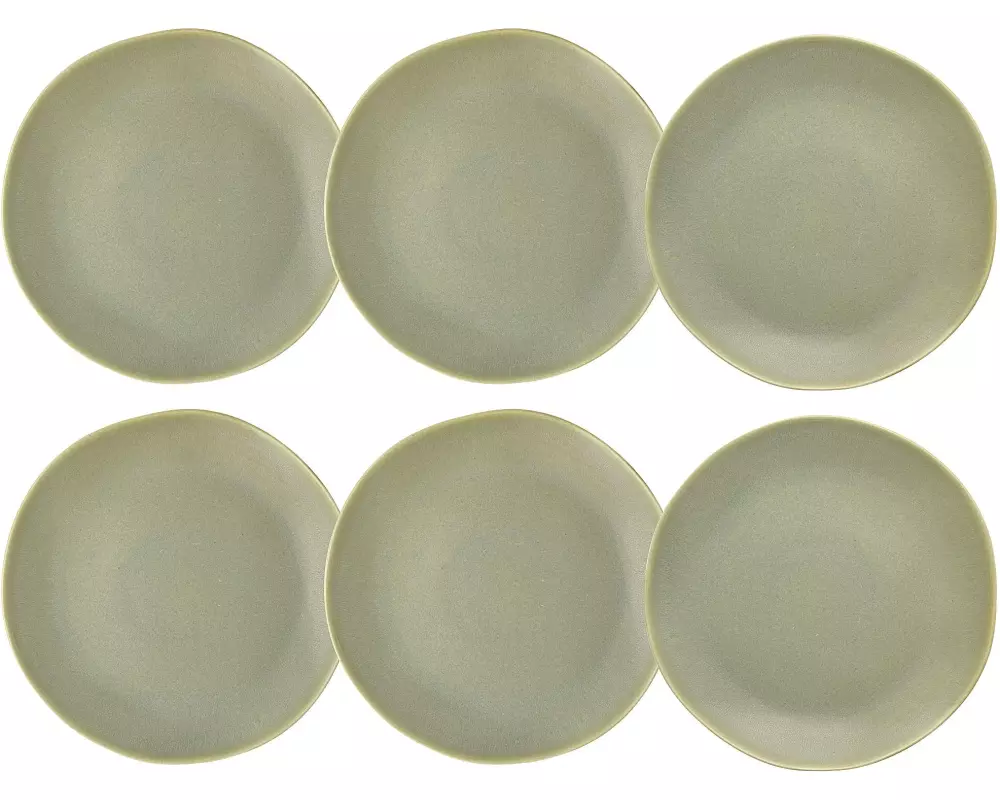 Villa Collection Speiseteller Shoku Ø 27 cm, 6 Stück, Grün