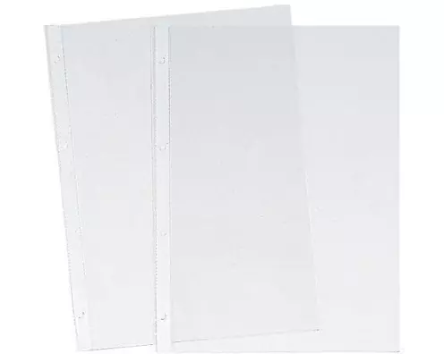 Büroline Zeigetasche Genarbt A4 80 my 100 Stück, Transparent