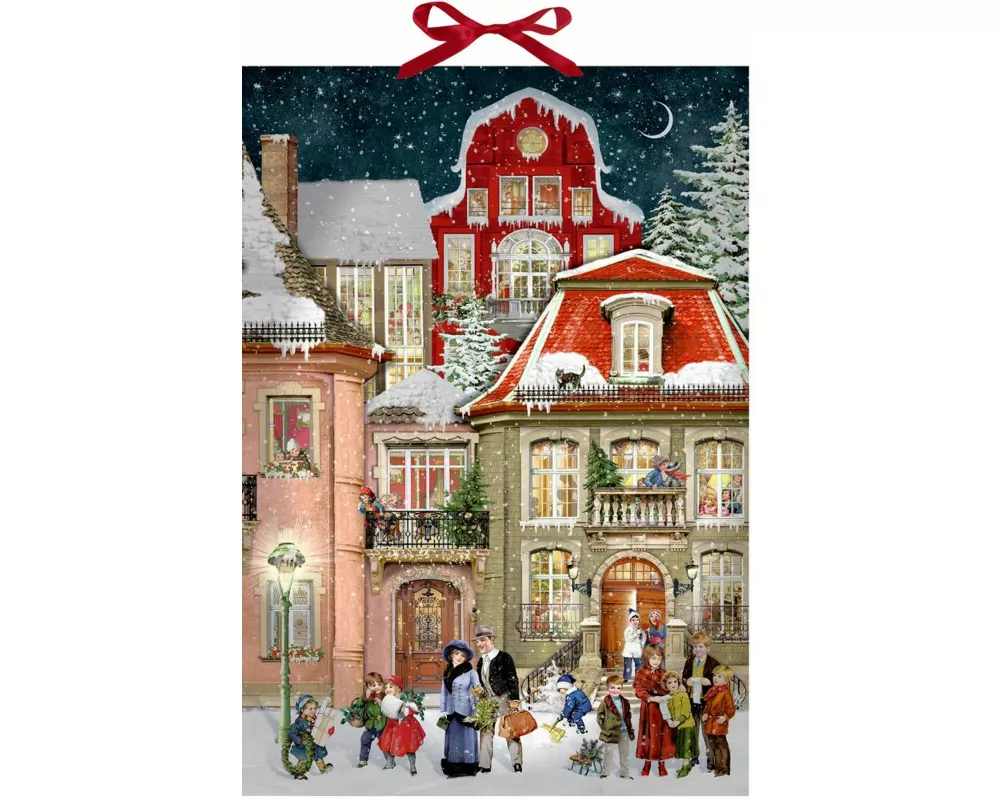 Wand-Adventskalender – In der Weihnachtsgasse