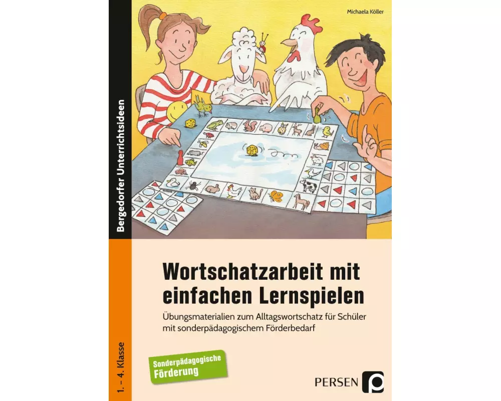 Wortschatzarbeit mit einfachen Lernspielen