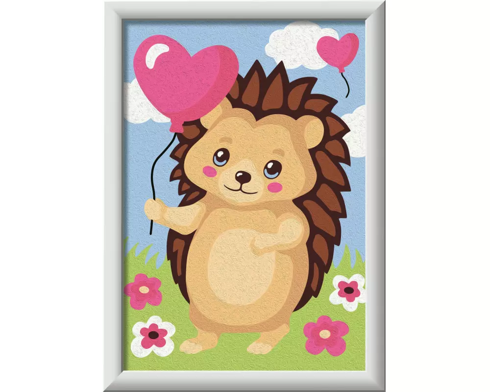 Ravensburger Malen nach Zahlen CreArt – Happy Hedgehog