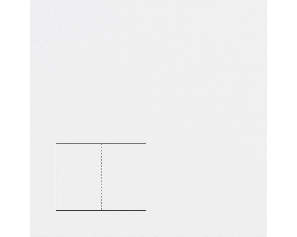 Rico Design Paper Poetry Essentials Klappkarte A5, Hochweiss