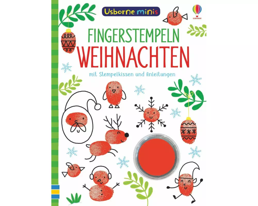 Usborne Minis - Fingerstempeln: Weihnachten
