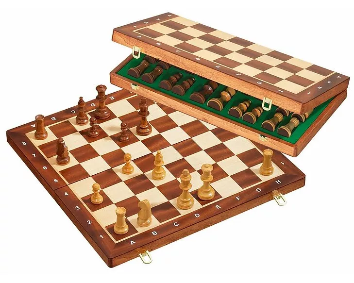 De Luxe Schachkassette - Feld 40 mm