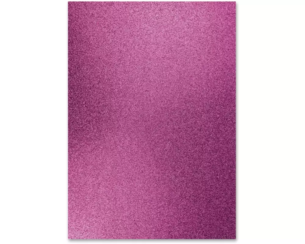 URSUS Glitzerkarton A4, 300 g/m², 10 Blatt, Rosa