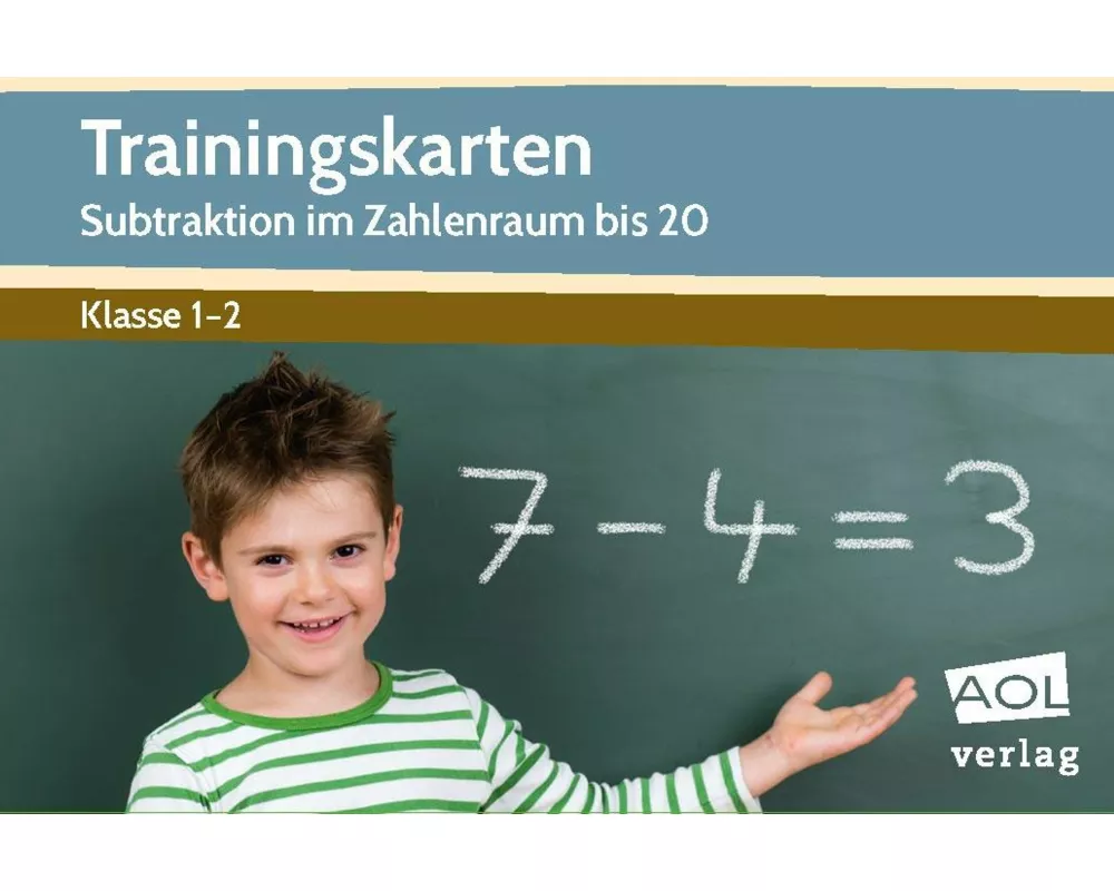 Trainingskarten: Subtraktion im Zahlenraum bis 20
