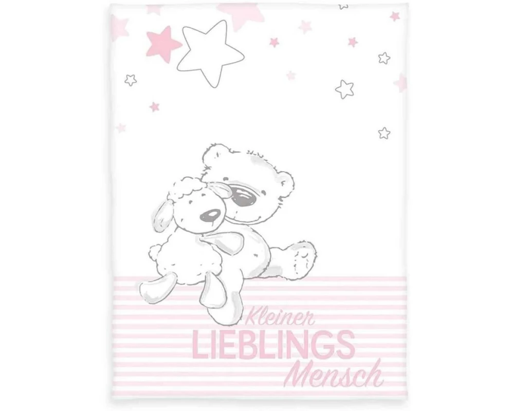 Herding Kuscheldecke Kleiner Lieblingsmensch 75 x 100 cm