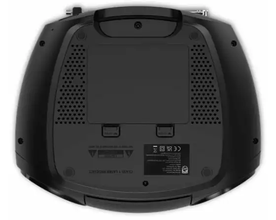 Philips Radio/CD-Player TAZ2500 Schwarz