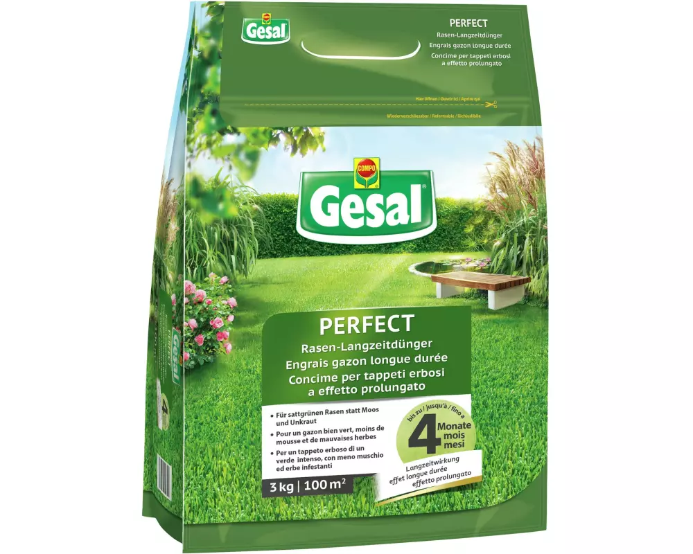Gesal Rasen-Langzeitdünger PERFECT 3 kg