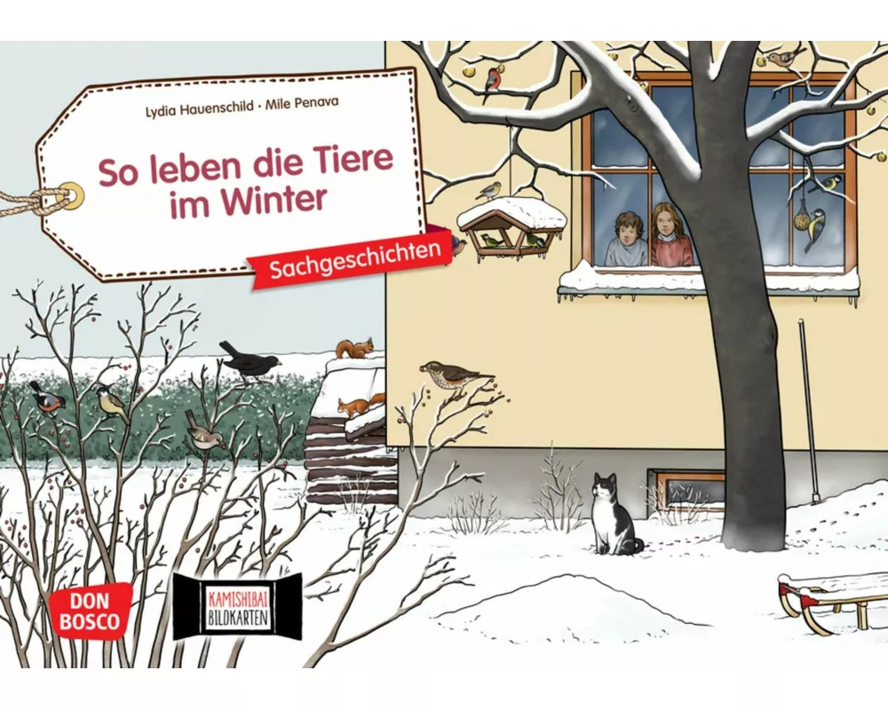 So leben die Tiere im Winter. Kamishibai Bildkartenset