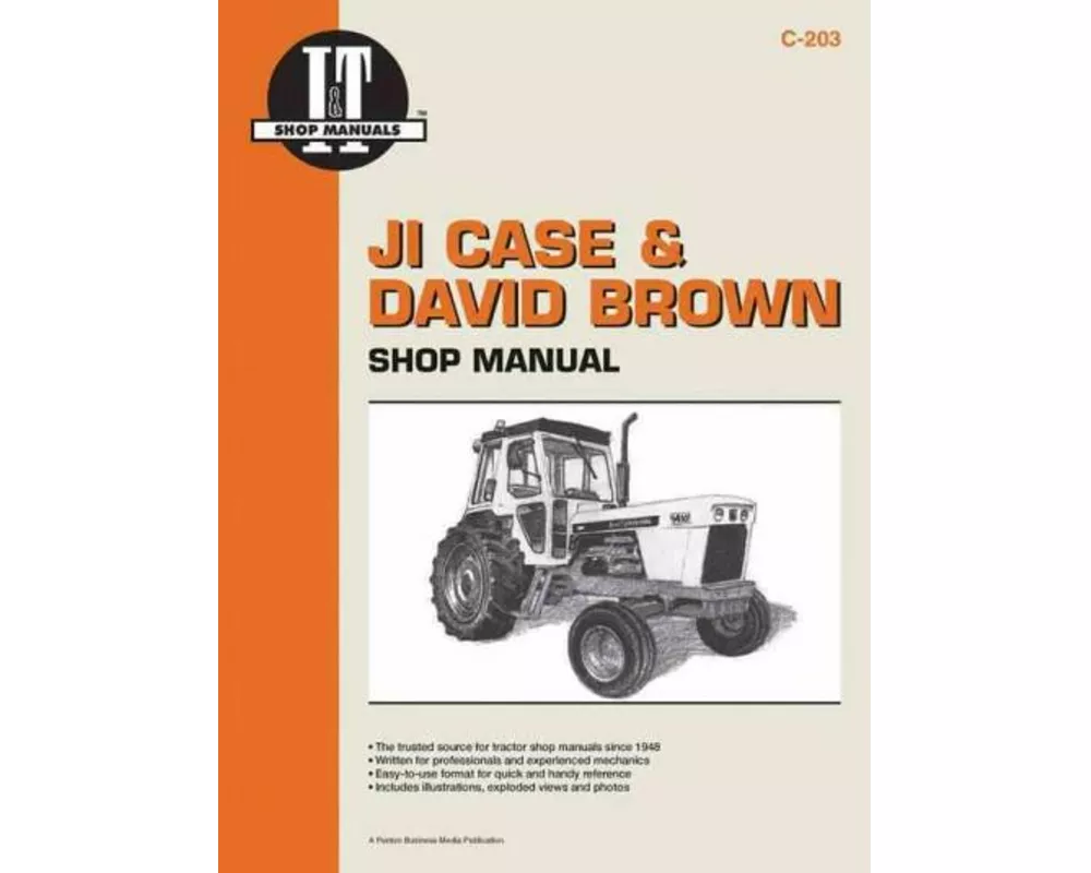 JI Case & David Brown Gasoline & Diesel Model 770-4600 Tractor Service Repair Manual