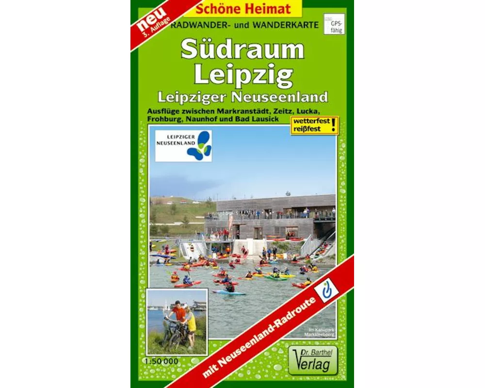 Radwander- und Wanderkarte Südraum Leipzig 1 : 50 000