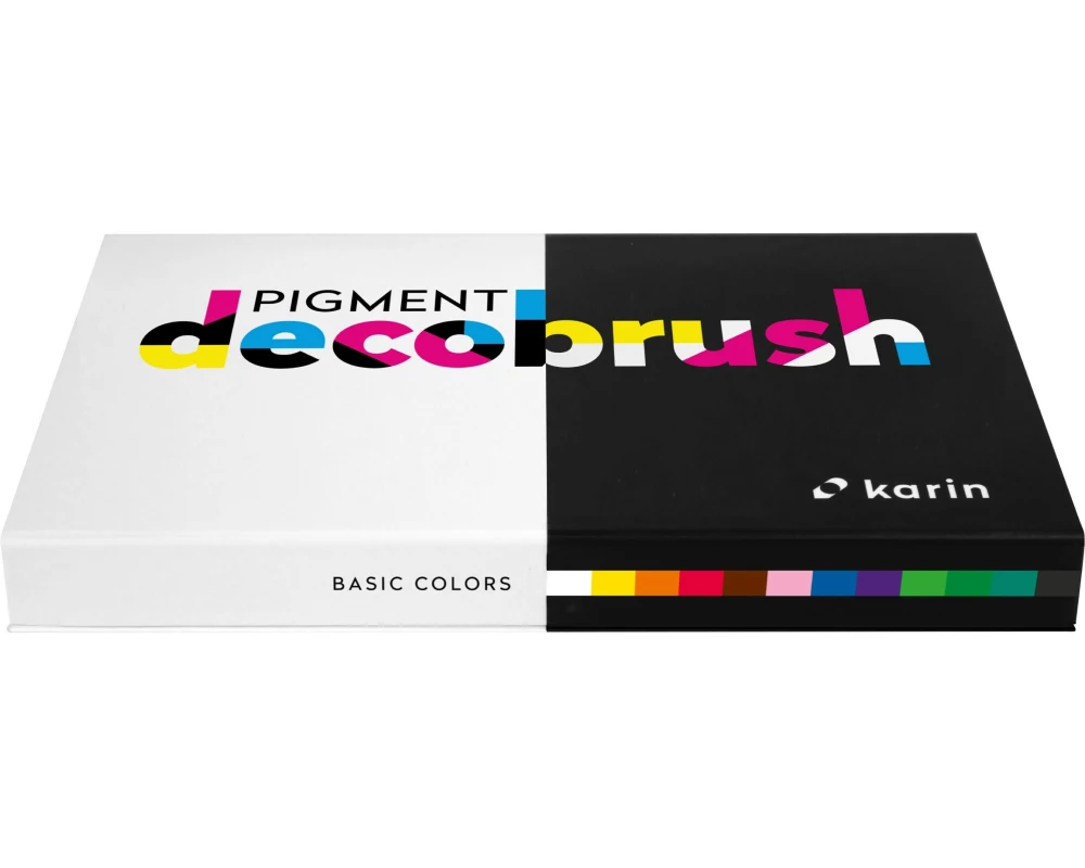 Karin Brushpen Pigment Deco Brush Basic Colours