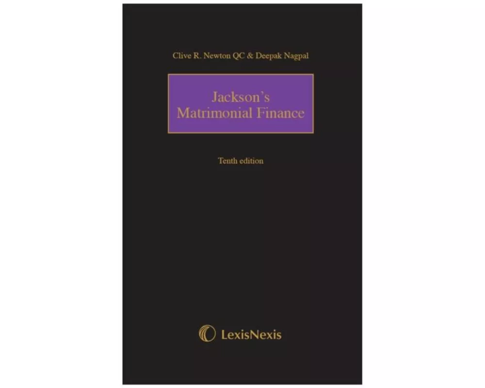 Jackson's Matrimonial Finance Tenth edition